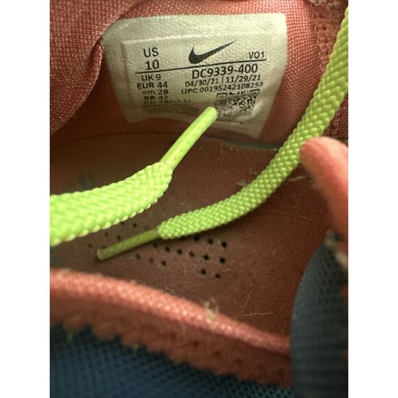 Nike Lebron XIX Men's Sz 10 Dutch Blue/Pomegranate Tropical DC9339-400 No Box - Picture 9 of 10